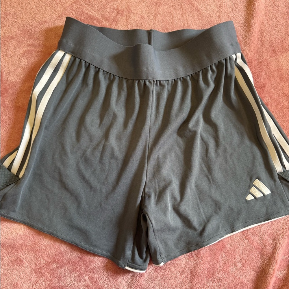 Adidas Gray Athletic Performance Shorts